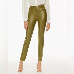The Melina Wilfred Olive Green Avocado Slim Pant 2